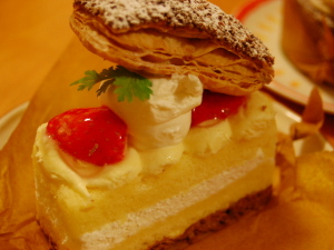 奥さんが食べたケーキ