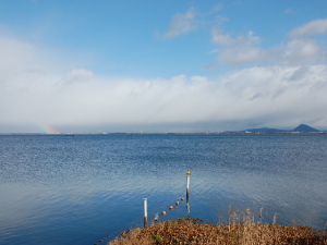 新春の琵琶湖